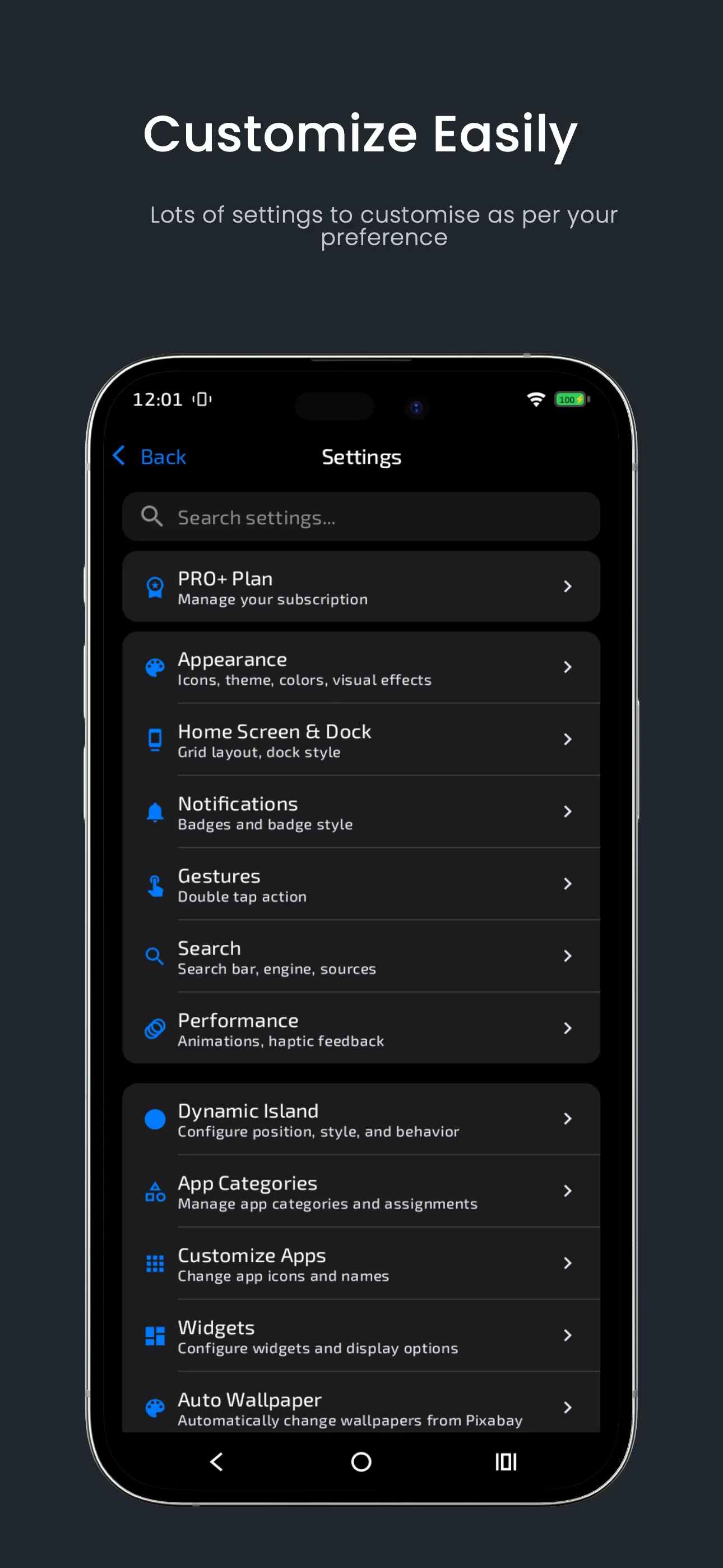 OS 26 Launcher screenshot